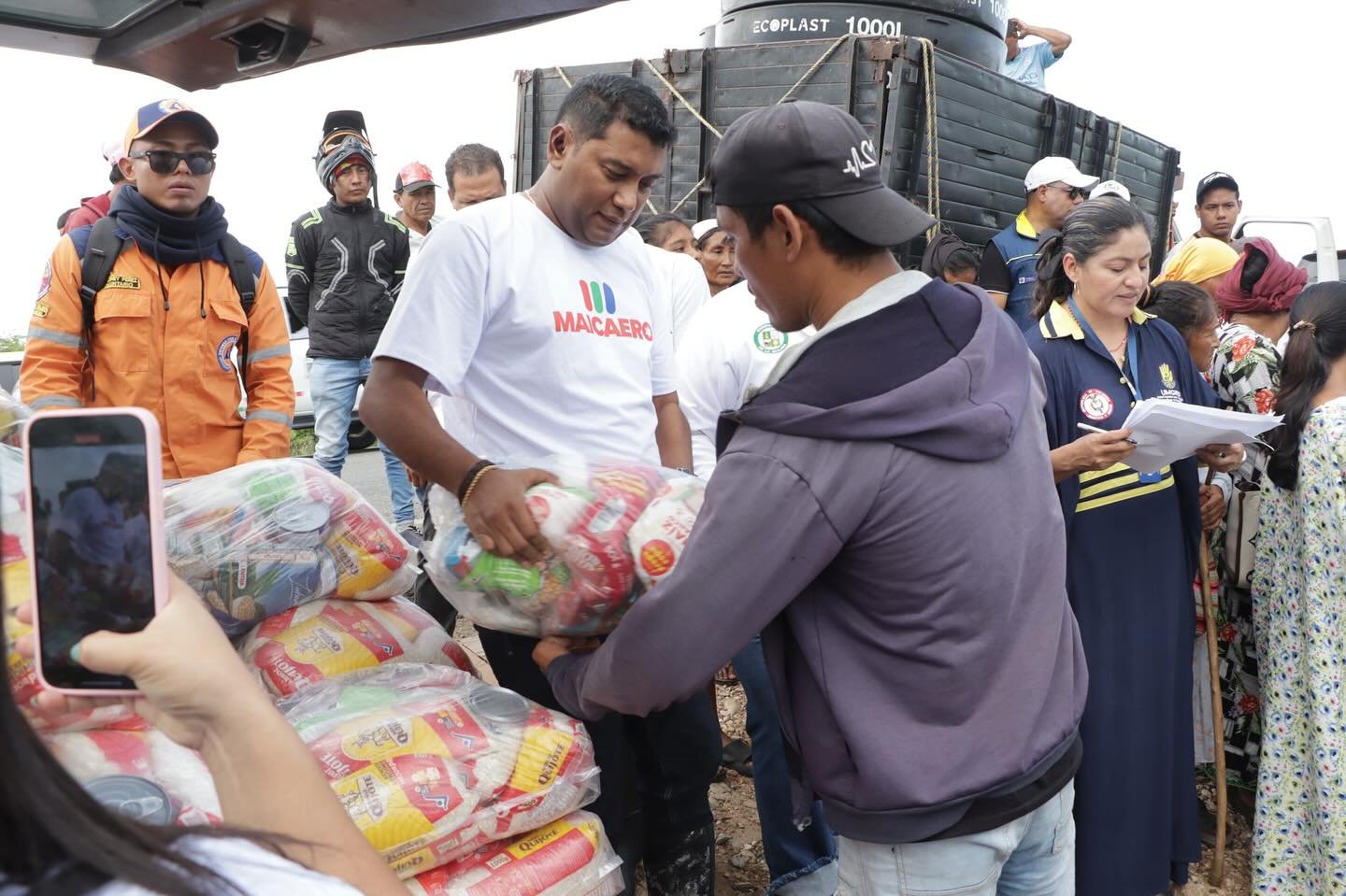 Alcalde de Maicao lideró entrega de ayudas humanitarias en la población en el marco de la estrategia ‘Ruta de la solidaridad’