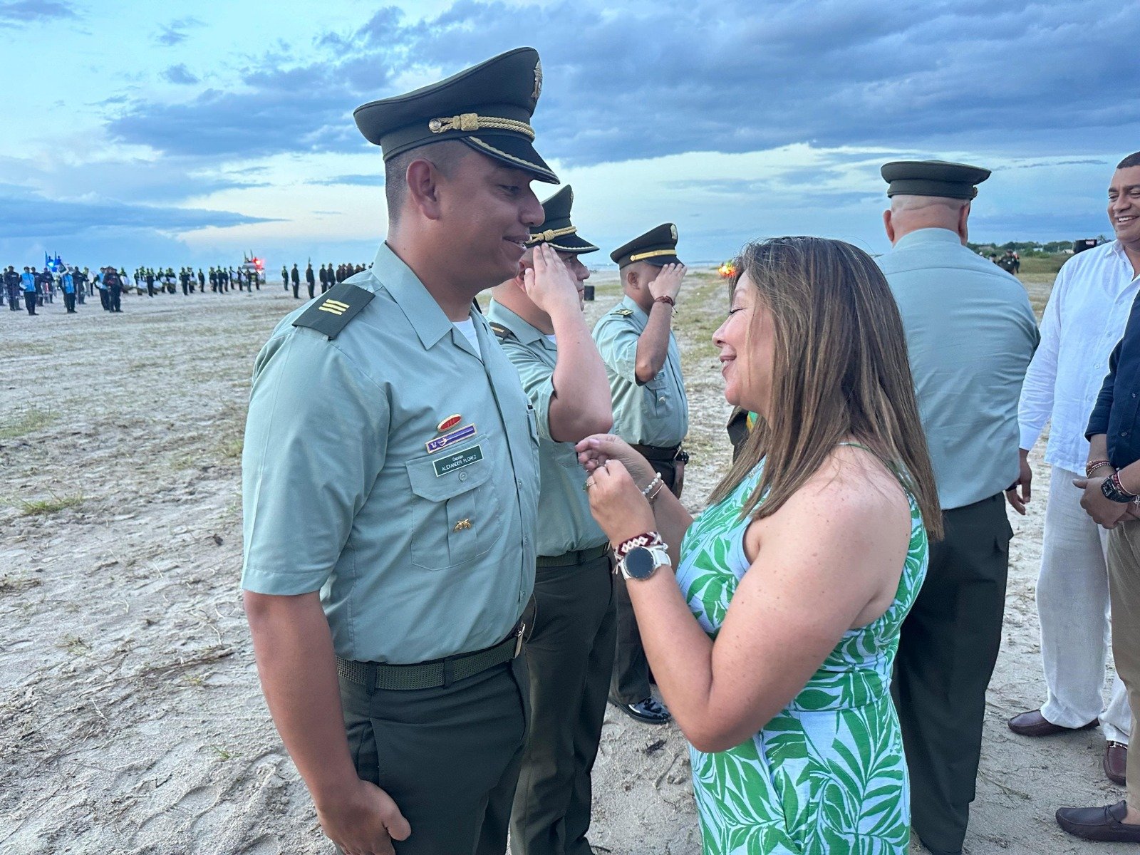 Fiscal General de la Nación, Luz Adriana Camargo, estuvo en La Guajira y participó en evento de conmemoración de los 133 años de la Policía