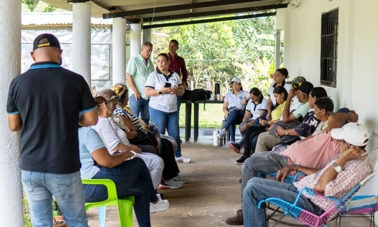 En el corregimiento de El Plan, en La Jagua del Pilar, socializaron el proyecto Sierra Azul