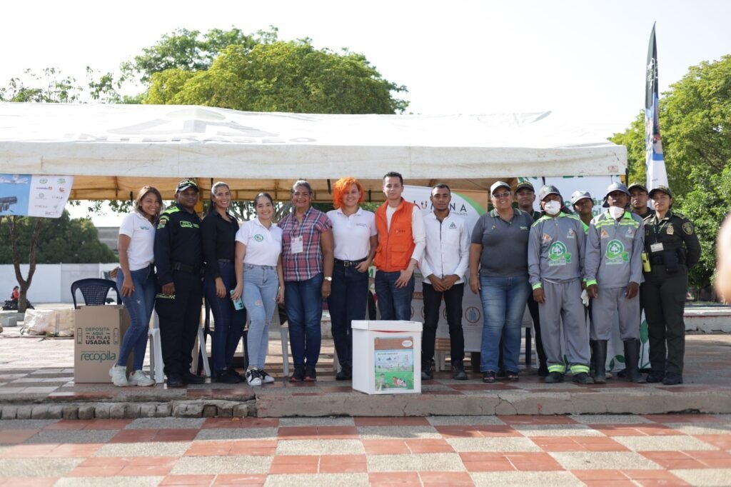 Se recolectaron 10.2 toneladas de residuos durante la jornada de posconsumo de Corpoguajira
