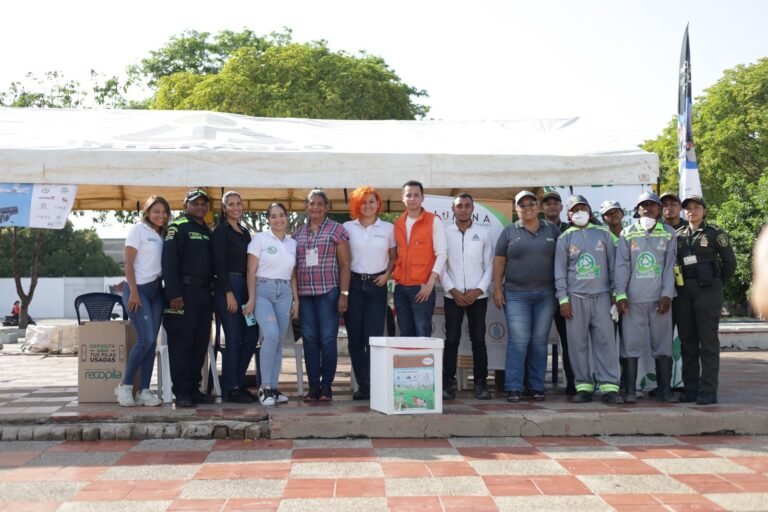 Se recolectaron 10.2 toneladas de residuos durante la jornada de posconsumo de Corpoguajira