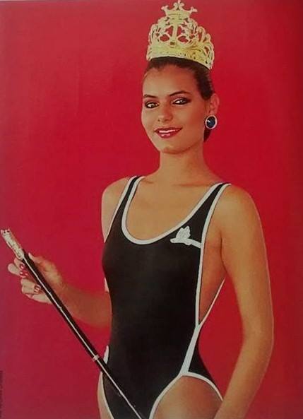 María Mónica Urbina Pugliese Señorita Colombia 1985.