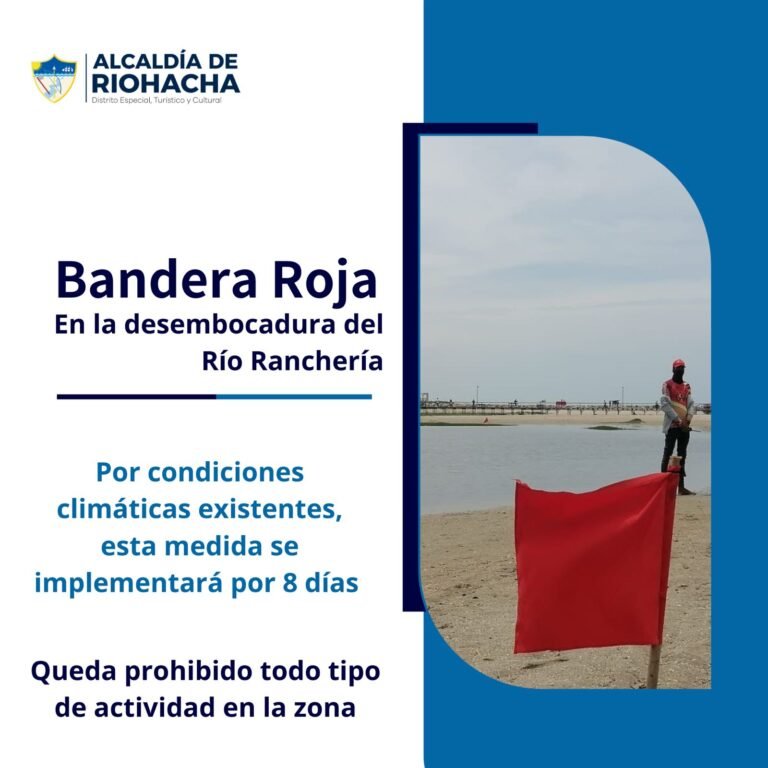 En Riohacha se prohíbe todo tipo de actividad en la desembocadura del Río Ranchería