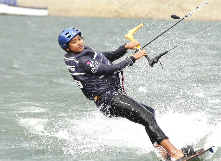 Casia Gómez, deportista wayuu.