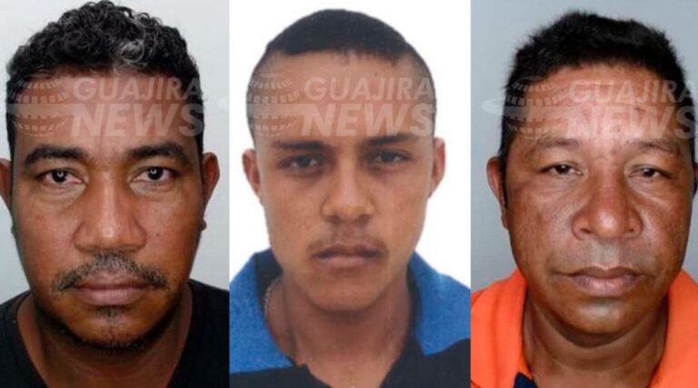 Eduardo Ibáñez, Kelmer Iguarán, y Bernardino Gamarra, occisos.