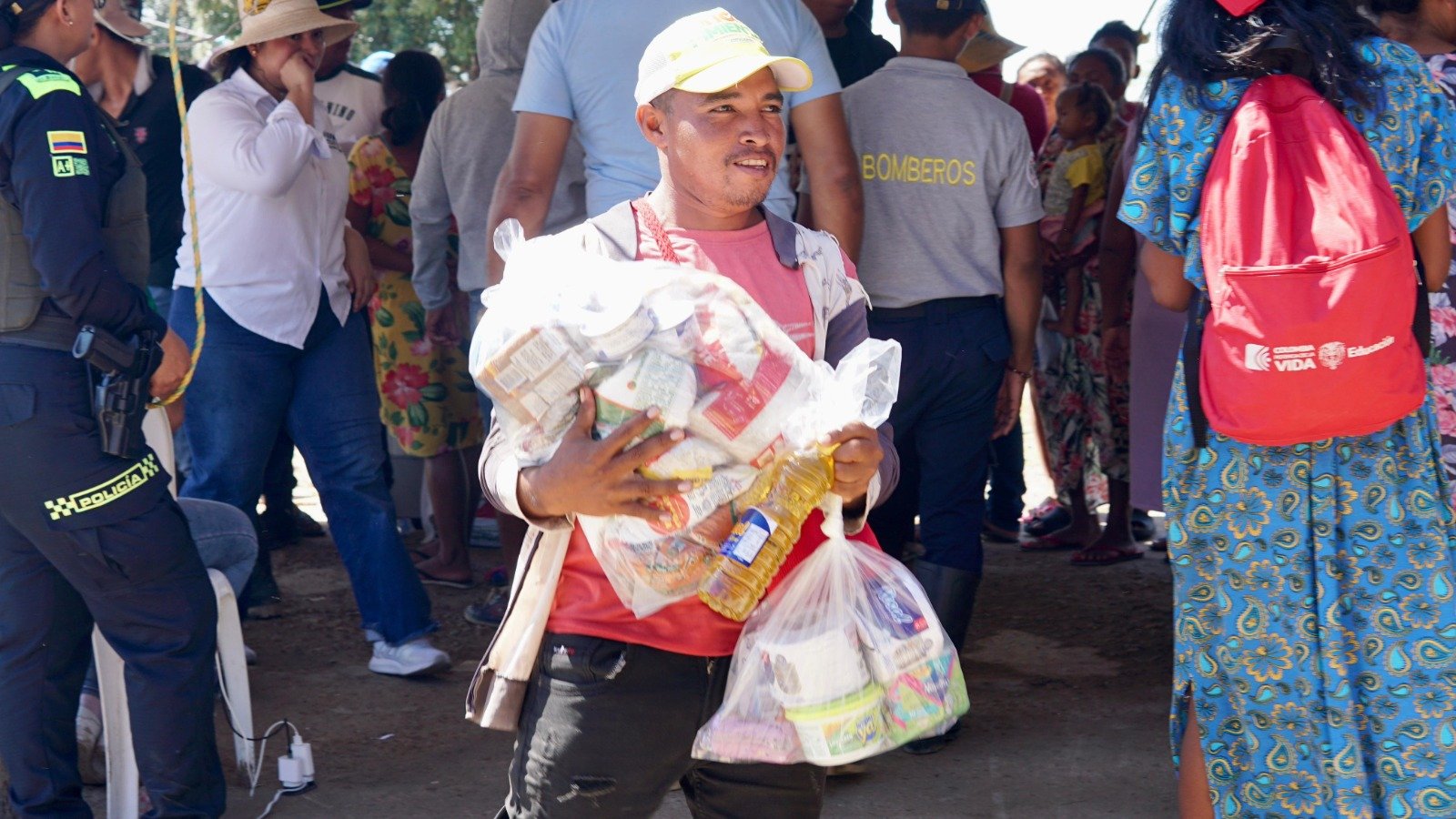 Gobernación de La Guajira realizó atención a comunidades afectadas por las fuertes lluvias en La Guajira
