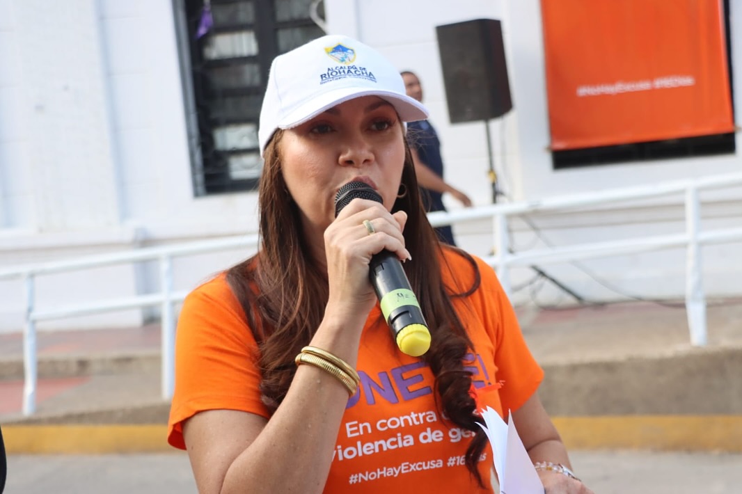 Claudia Mendoza, gestora social de la capital de La Guajira.