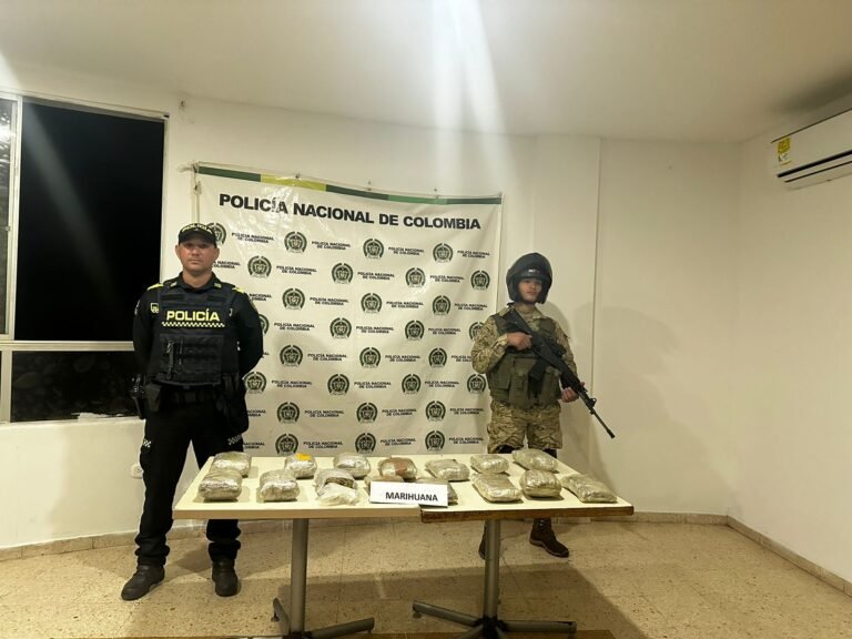 Grupo Rondón incauta 15 libras de marihuana en retén militar tras huida de sospechoso