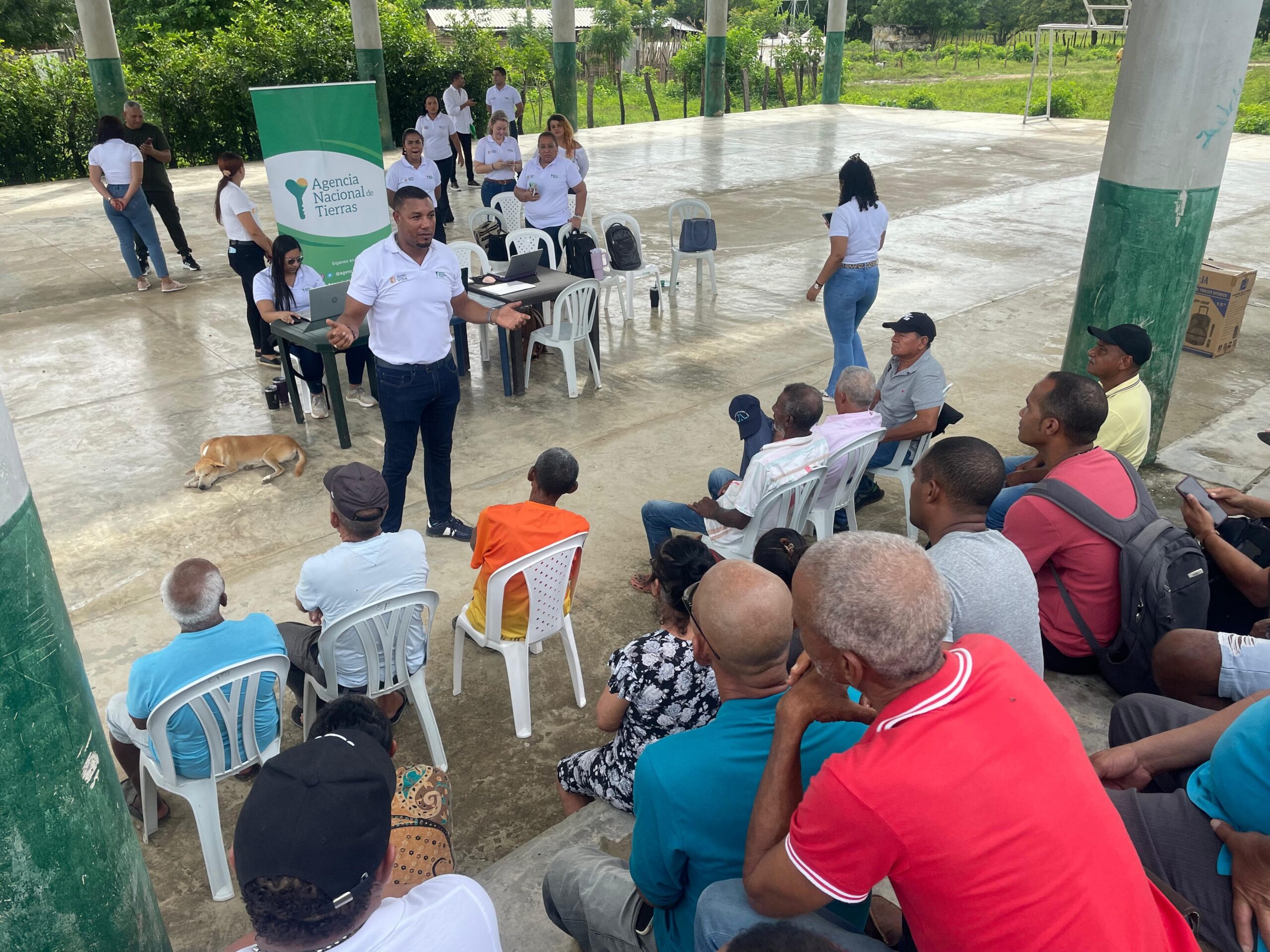 Agencia Nacional de Tierras llevó su oferta institucional a población campesina de Tigreras, zona rural de Riohacha