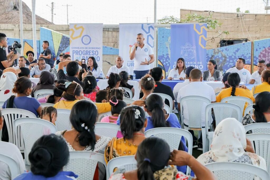 Alcalde de Uribia lideró jornada ‘Consejos de Gobierno Progreso al Barrio’