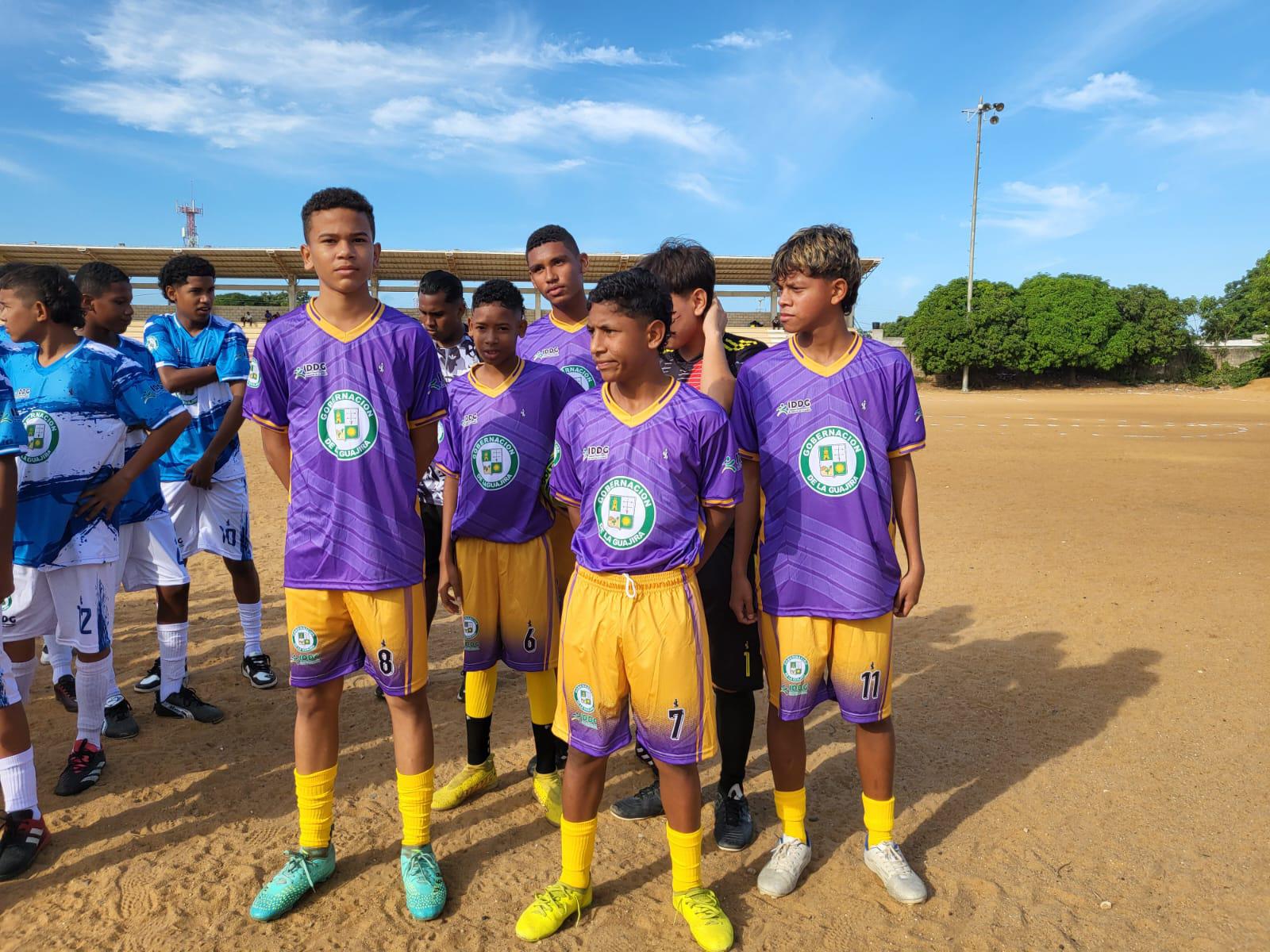 Inició el torneo departamental de futbol ‘Copa Pequeños Talentos’ en La Guajira