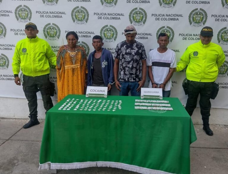 Allanamiento en Riohacha deja cuatro capturados y decomiso de drogas