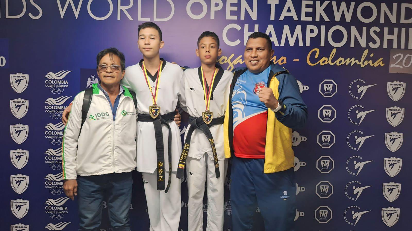 Sebastián Vergara logró oro para La Guajira en taekwondo en certamen en Boyacá