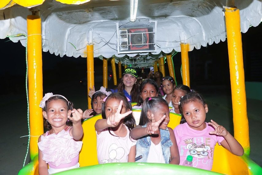 Gestora Social de Riohacha adelantó jornada recreativa con los niños y niñas del barrio Villa Fátima