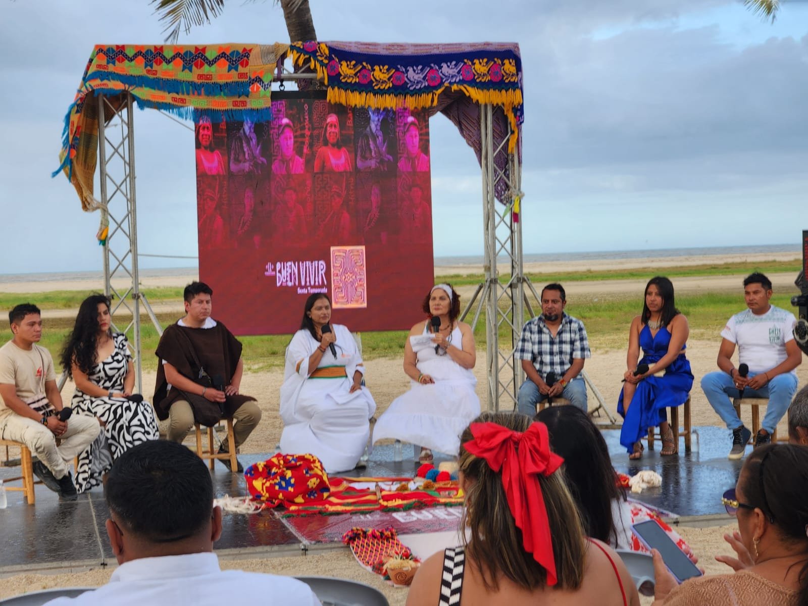 Con brisa, sol y lluvia Wayuu de Riohacha fue presentada la sexta temporada de la serie de televisión ‘El Buen Vivir’