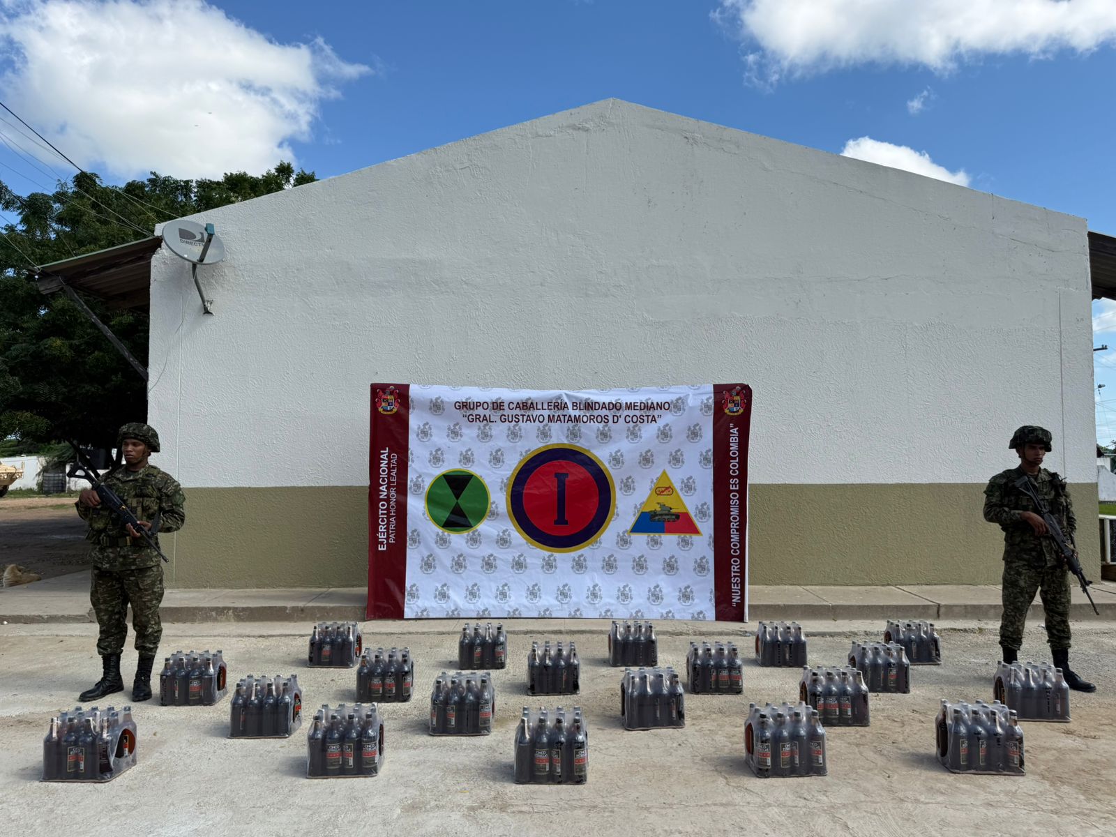 Grupo Matamoros decomisó licor venezolano en La Guajira