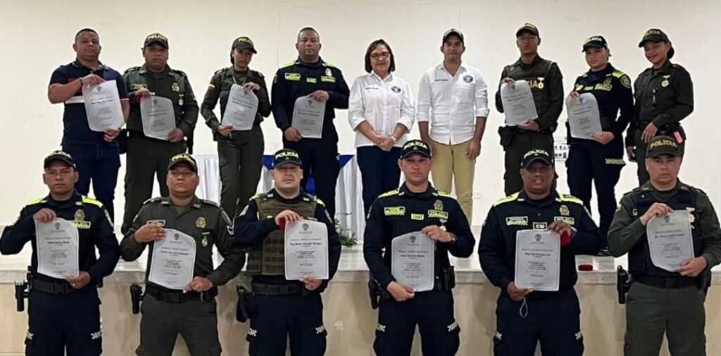 Realizaron reconocimiento a uniformados de la Policía Nacional en Villanueva