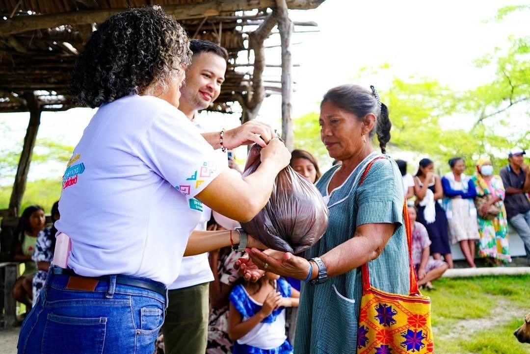 ‘Uniguajira Solidaria’ llegó a la comunidad indígena Cangrejito para realizar actividad social y humanitaria