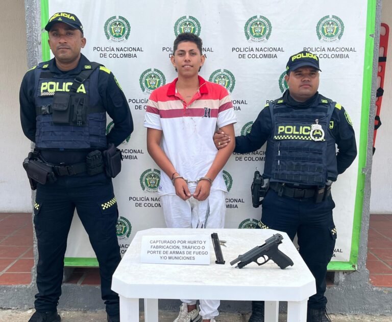 Keiner Daniel Ramos Galet, de 18 años, capturado.