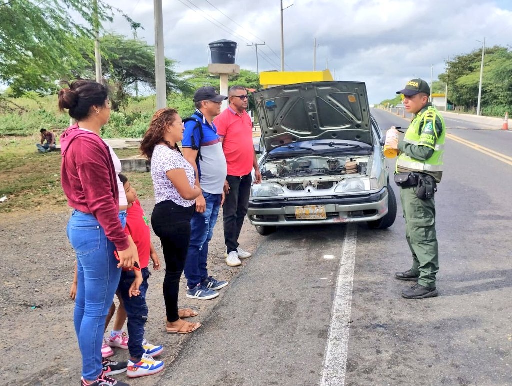 Setra continúa con actividades de prevención vial en La Guajira