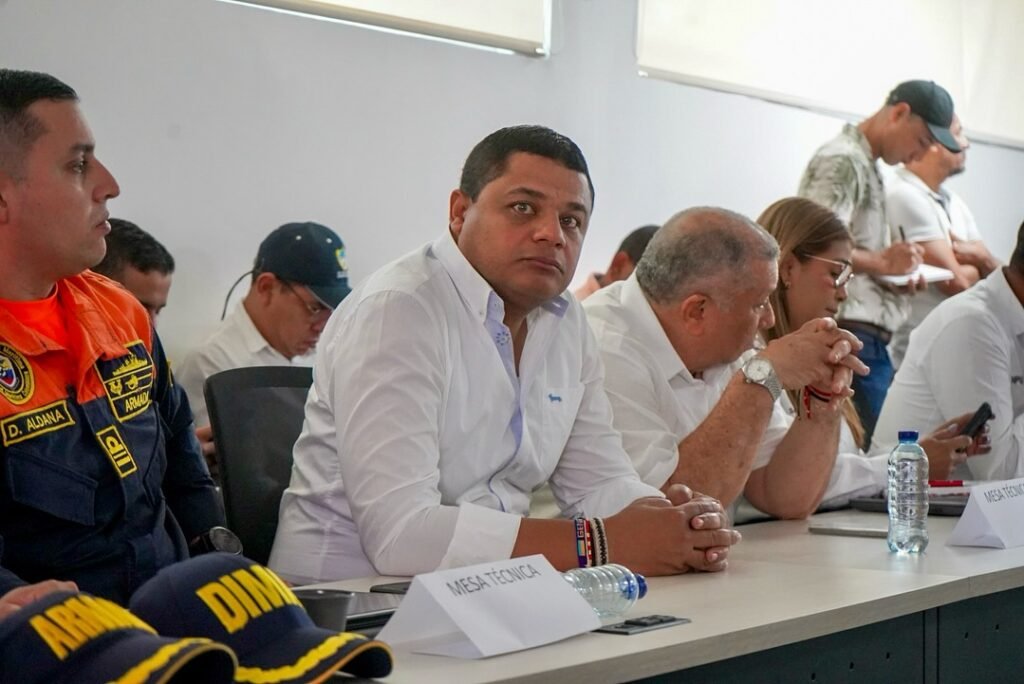 Genaro Redondo Choles, alcalde del Distrito de Riohacha.