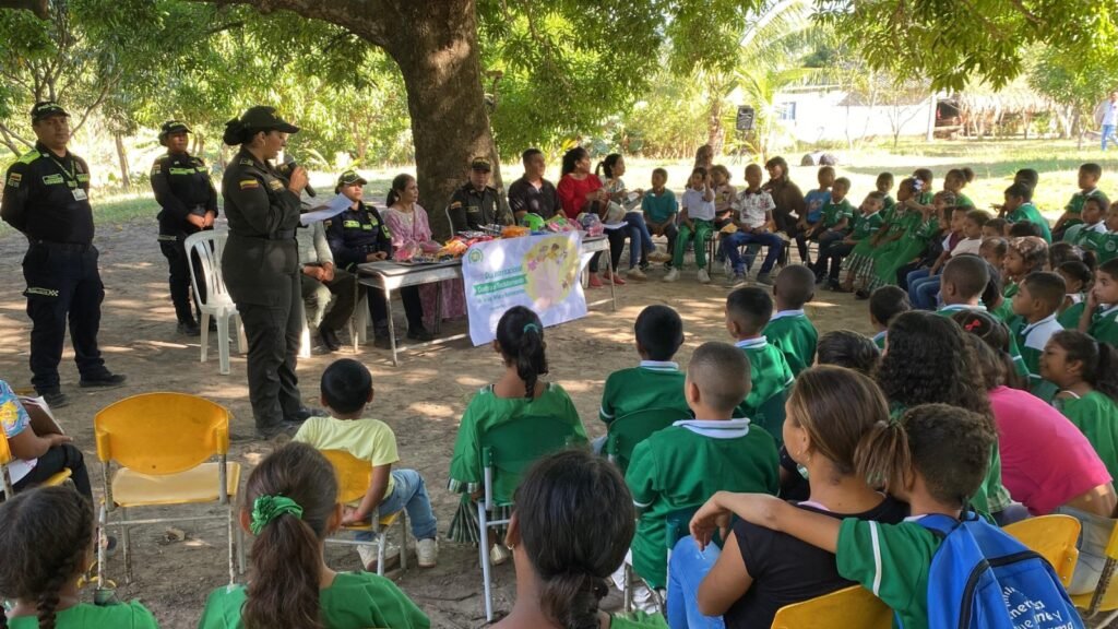 600 niños y niñas participaron en jornada de prevención contra el reclutamiento forzado en Mingueo, Dibulla