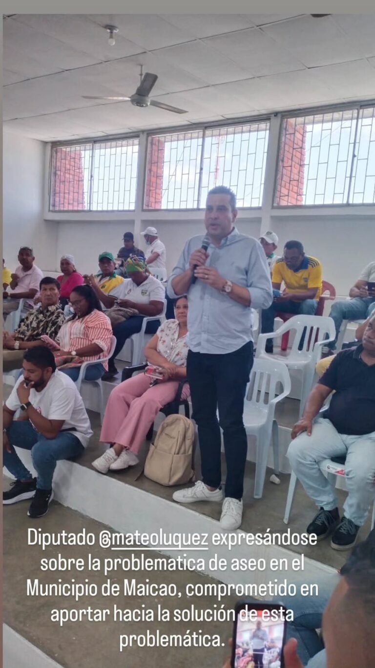 Diputado Mateo Lúquez López cuestiona la capacidad operativa de Aseo Técnico en Maicao y exige mejoras en el servicio de recolección de residuos.