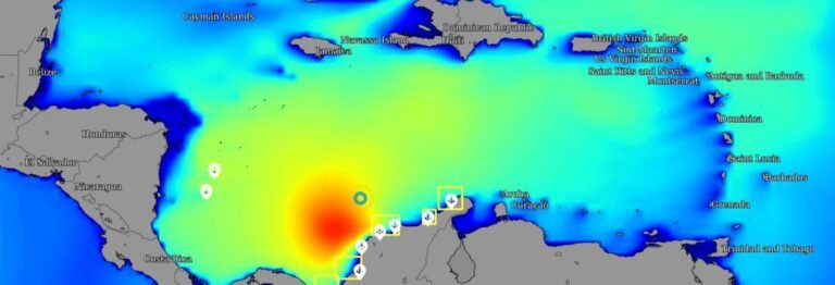 Alerta de fuertes vientos y olas significativas por condiciones meteomarinas en el mar Caribe