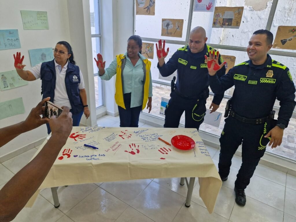 Policía Nacional de La Guajira conmemoró el ‘Día Internacional contra el reclutamiento infantil’