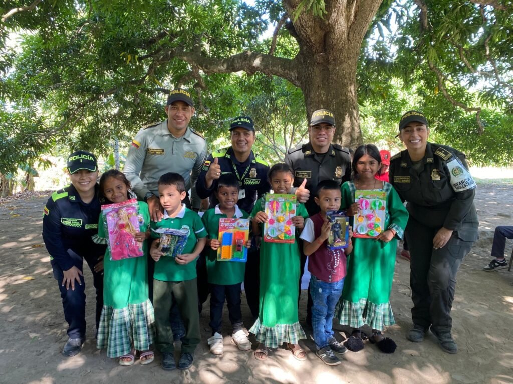 600 niños y niñas participaron en jornada de prevención contra el reclutamiento forzado en Mingueo, Dibulla