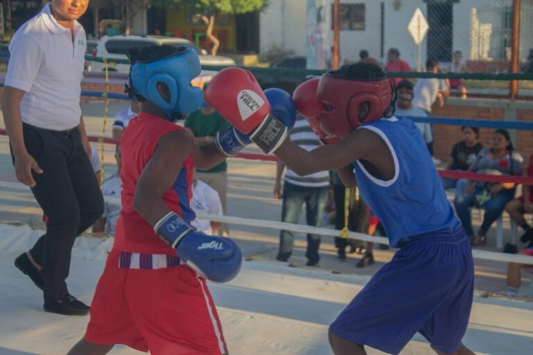 Exitosa fue la velada boxística que se adelantó en el Parque Sagrado Corazón de Jesús de Maicao