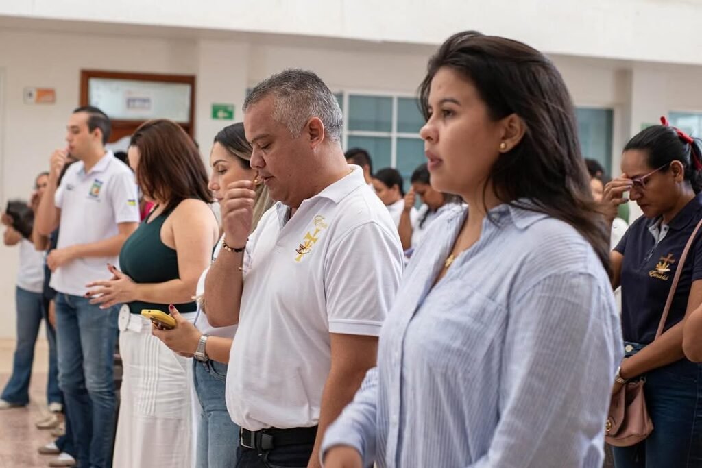 Alcalde de San Juan del Cesar, Enrique Camilo Urbina, se unió a la celebración del miércoles de ceniza