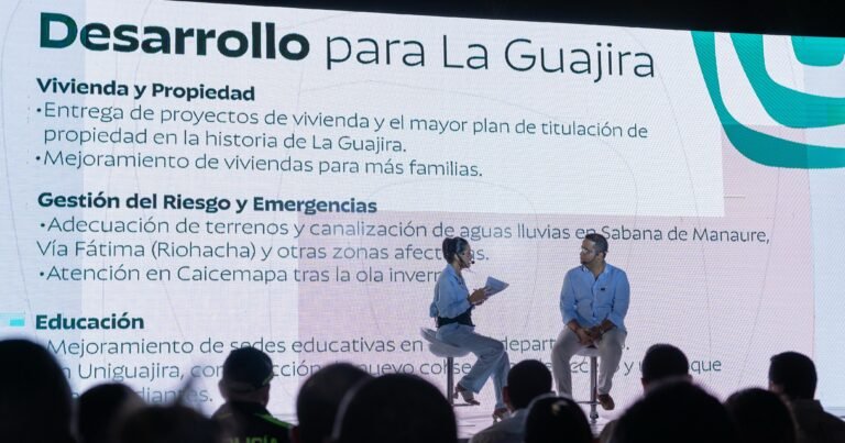 Gobernador Jairo Aguilar Deluque presentó el balance de su primer año de gestión ante cientos de guajiros