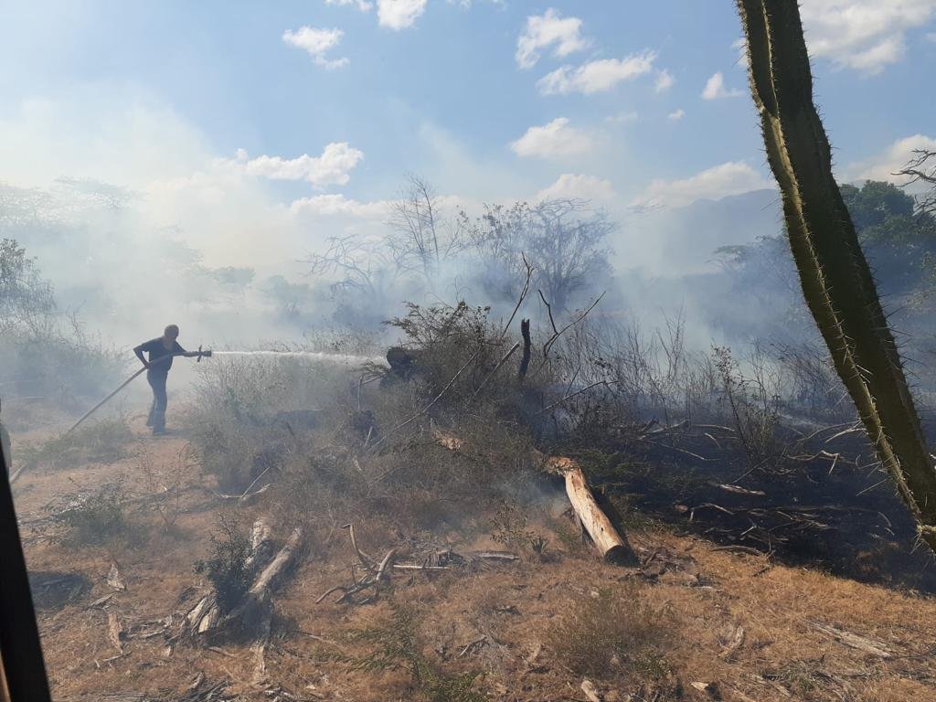 incendios forestales en La Guajira