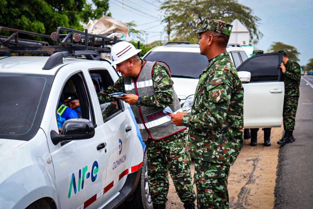 Ejército Nacional empezó en firme los operativos para garantizar la seguridad de viajeros que visitan a La Guajira