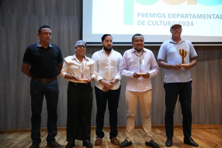 Fondo Mixto entrega estímulos a ganadores de los Premios Departamentales de Cultura 2024