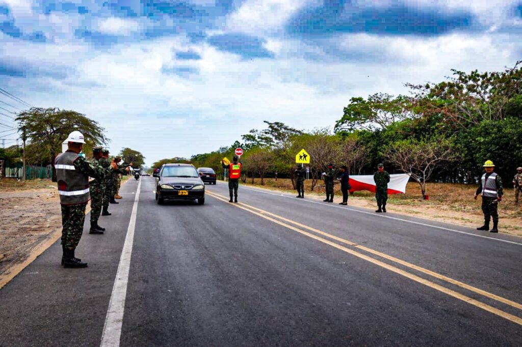Ejército Nacional empezó en firme los operativos para garantizar la seguridad de viajeros que visitan a La Guajira