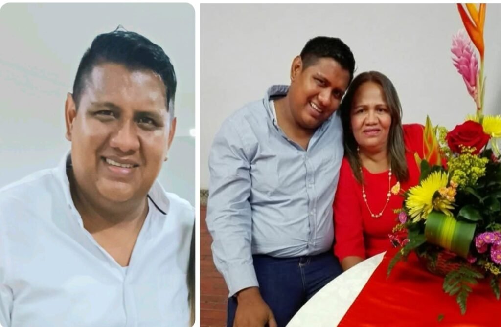 Jusef Henríquez Amaya junto a su madre Sorina Amaya Valdeblanquez.