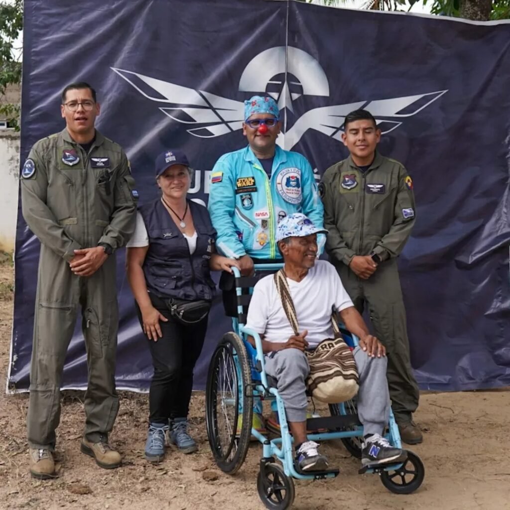 Fuerza Aeroespacial y Gobernación adelantaron jornada de salud en Mingueo, Dibulla