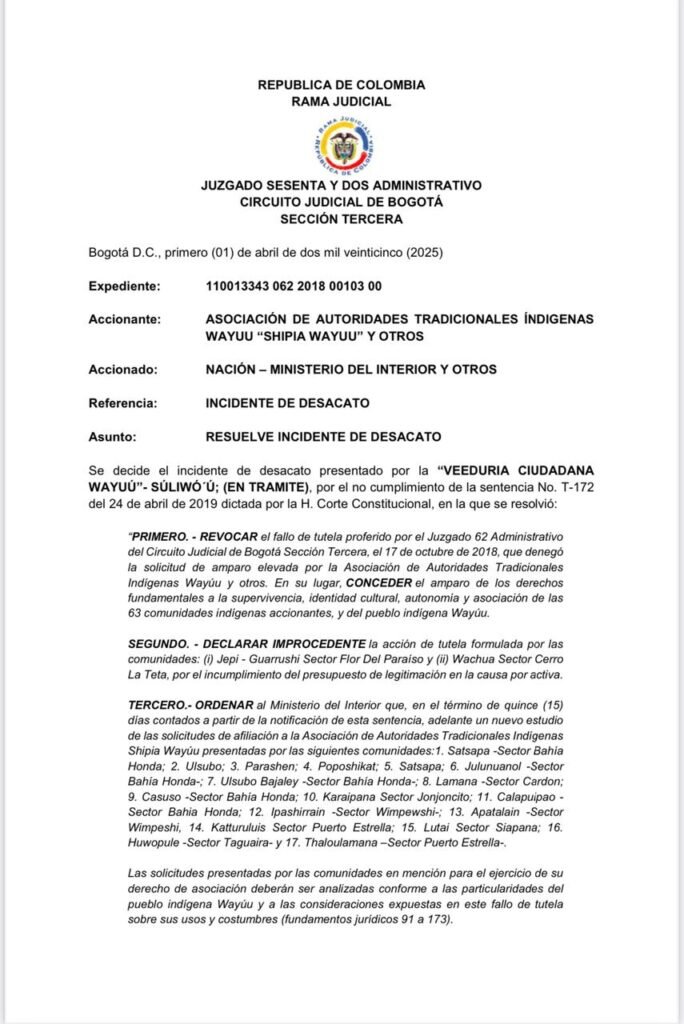Comunicado de prensa.