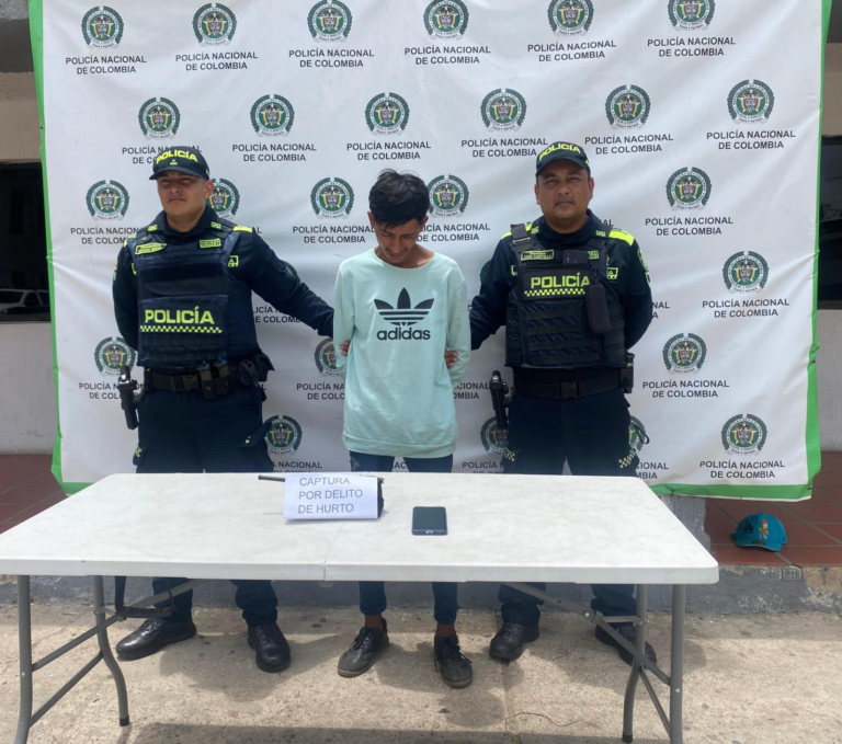 Benyel David Carmona Sánchez, capturado.