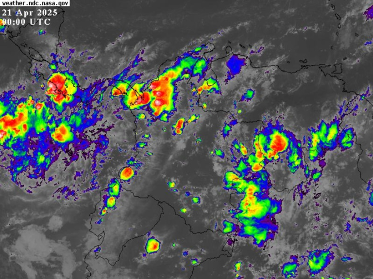 Influencia de frente del hemisferio norte continuará generando un incremento en la nubosidad y en la probabilidad de lluvias en La Guajira