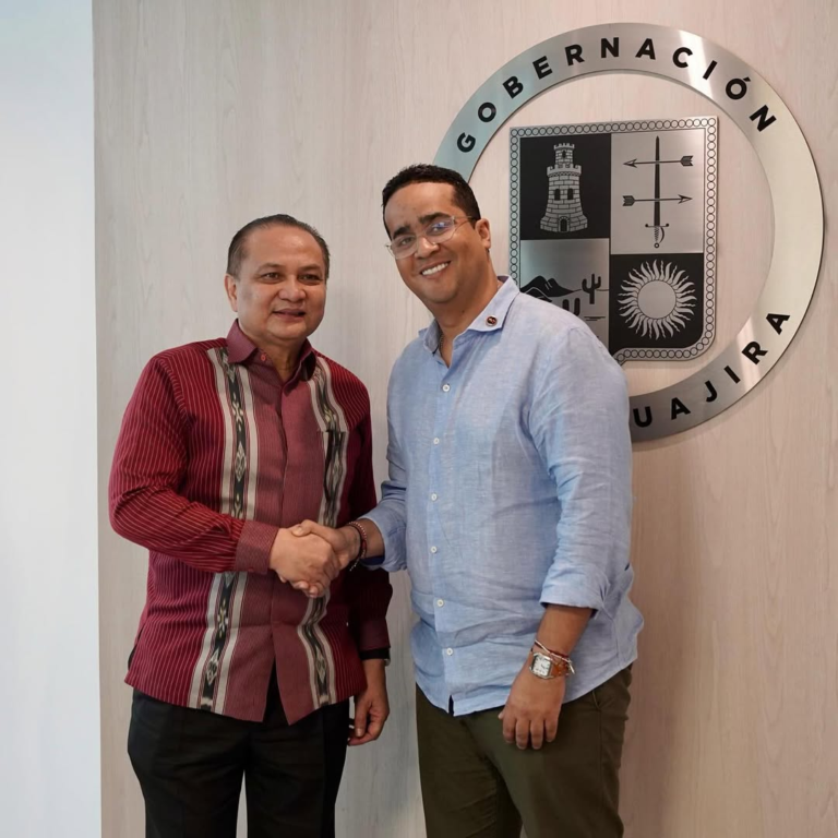 Gobernador Jairo Aguilar mantuvo encuentro con el Embajador de Indonesia en Colombia