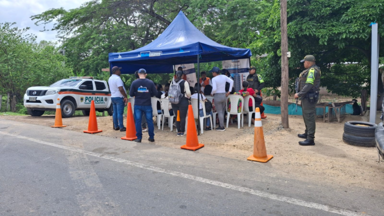 Policía de Tránsito de La Guajira adelantó distintos operativos en los ejes viales del territorio