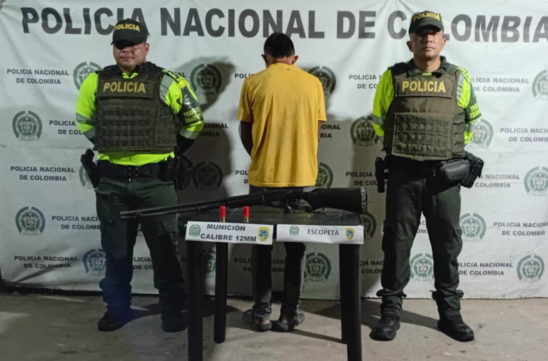 Decomisan tres pistolas traumáticas y una escopeta sin salvoconducto en La Guajira