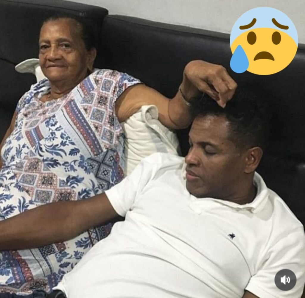 Omar Geles y su madre la vieja Hilda
