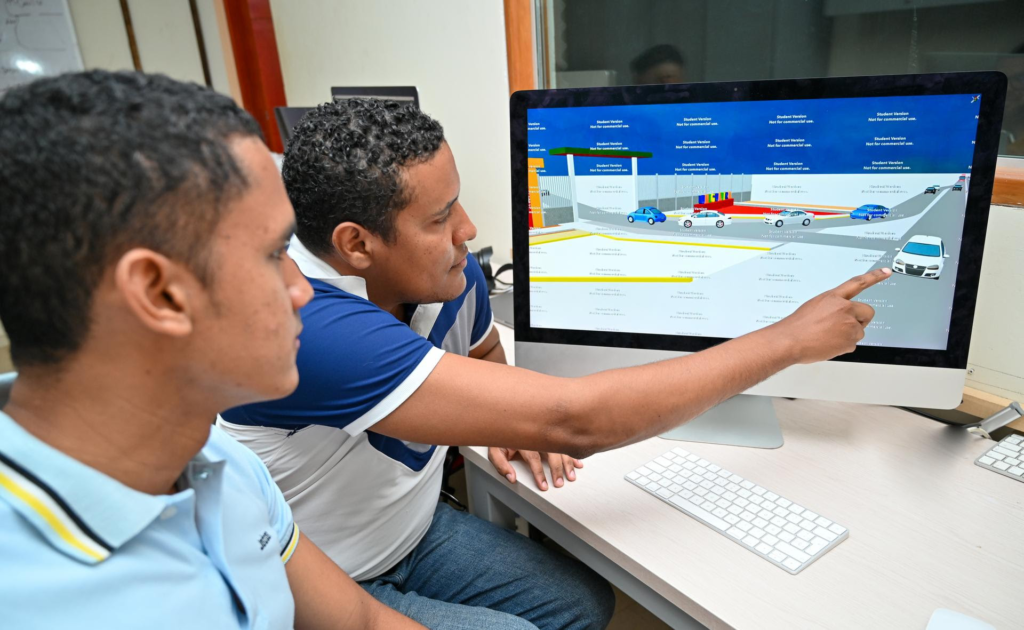 Jhosser Andrés Vergara Medina y José Joaquín Arocha Arregocés, estudiantes investigadores de Uniguajira