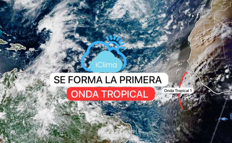 Primera onda tropical de la temporada 2025 se aproxima a Colombia