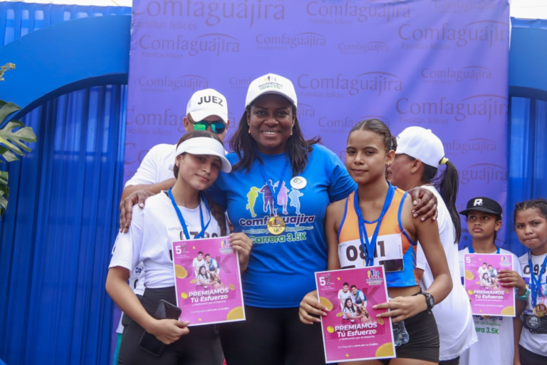 Maicao fue escenario de la Carrera 3.5K de Comfaguajira: una jornada de deporte, energía y comunidad