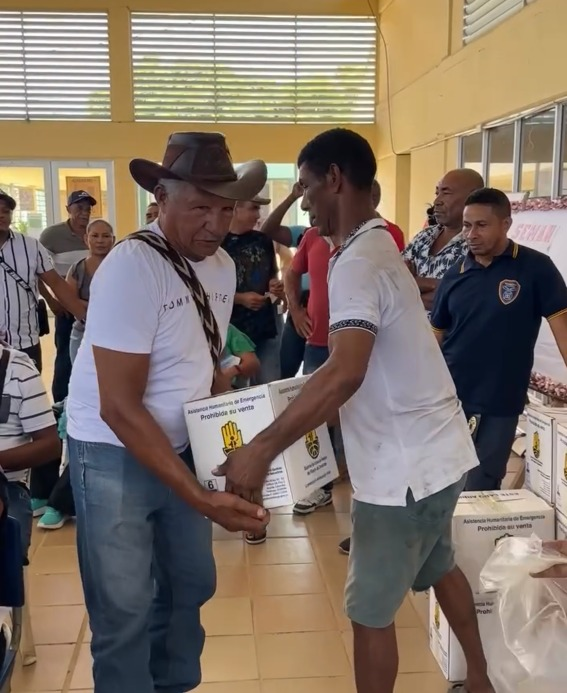 Administración distrital realizó la entrega de 600 ayudas humanitarias en varios corregimientos y veredas de Riohacha